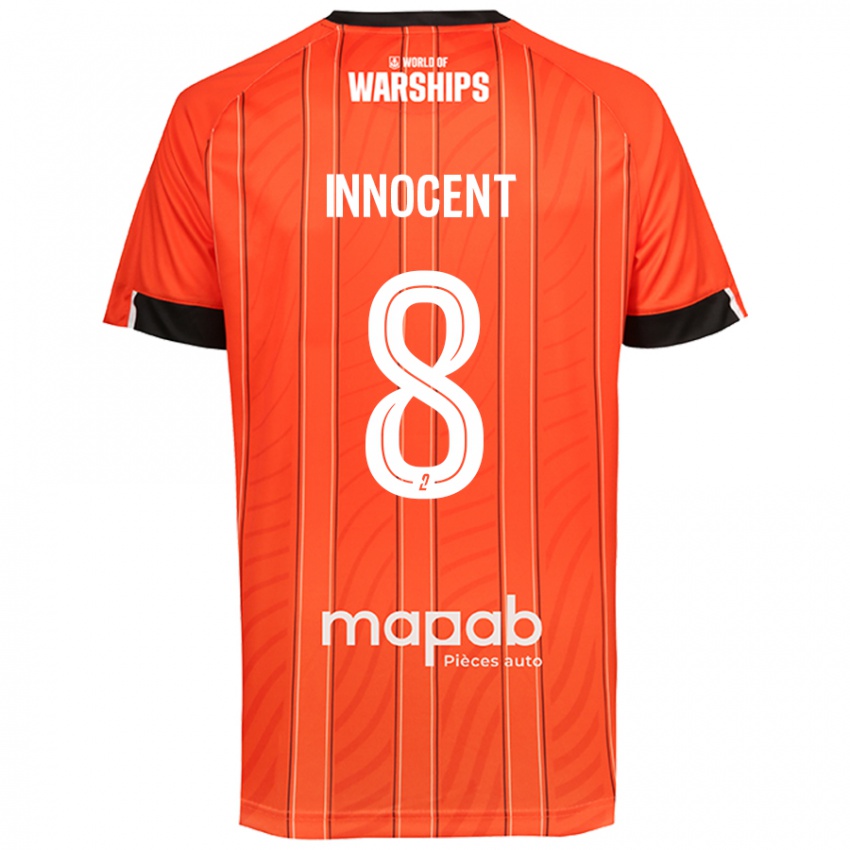 Niño Camiseta Bonke Innocent #8 Naranja 1ª Equipación 2024/25 La Camisa