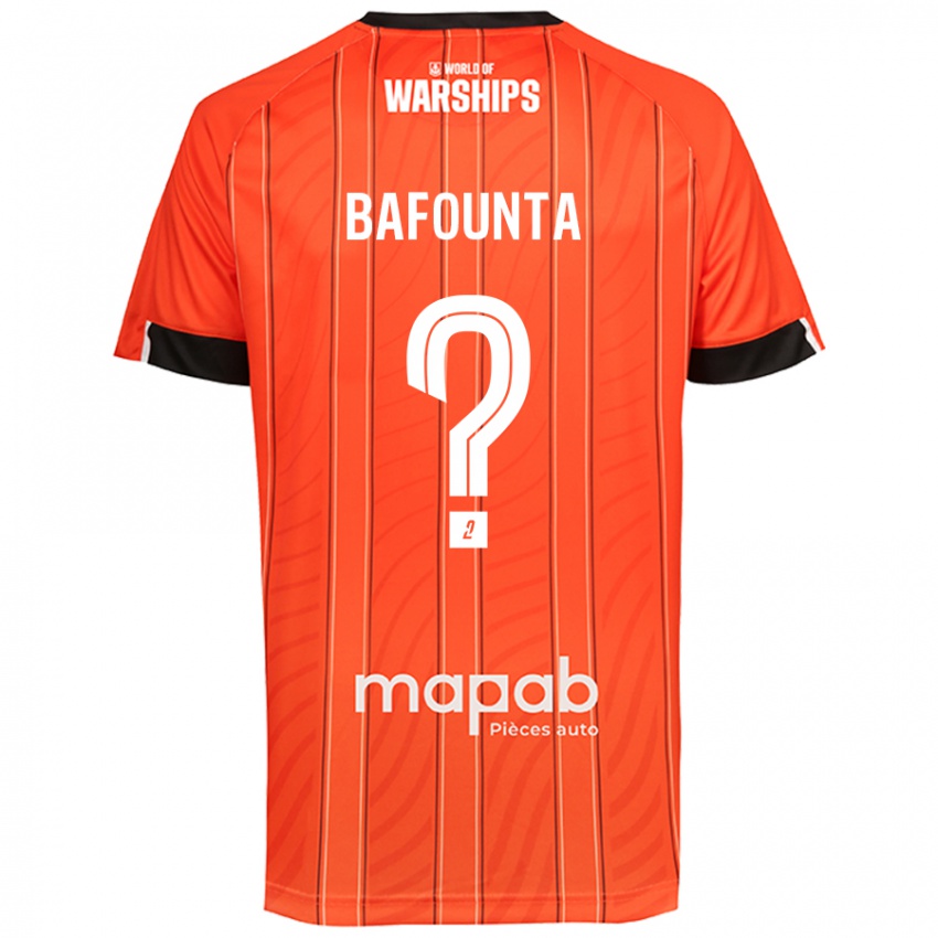 Niño Camiseta Kamal Bafounta #0 Naranja 1ª Equipación 2024/25 La Camisa