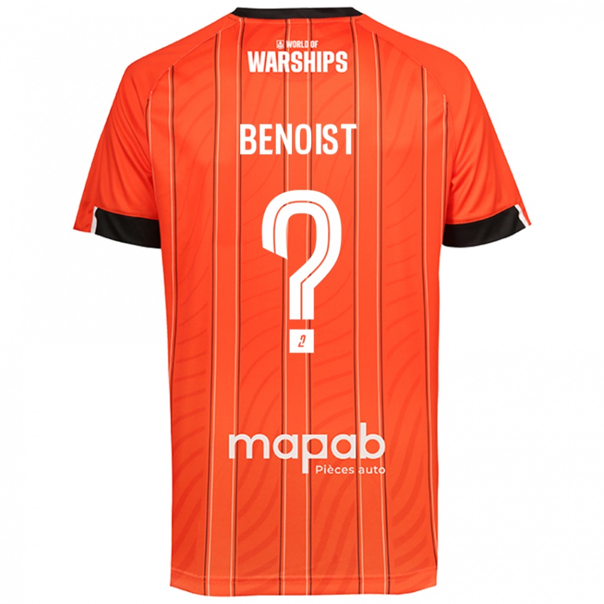 Niño Camiseta Baptiste Benoist #0 Naranja 1ª Equipación 2024/25 La Camisa