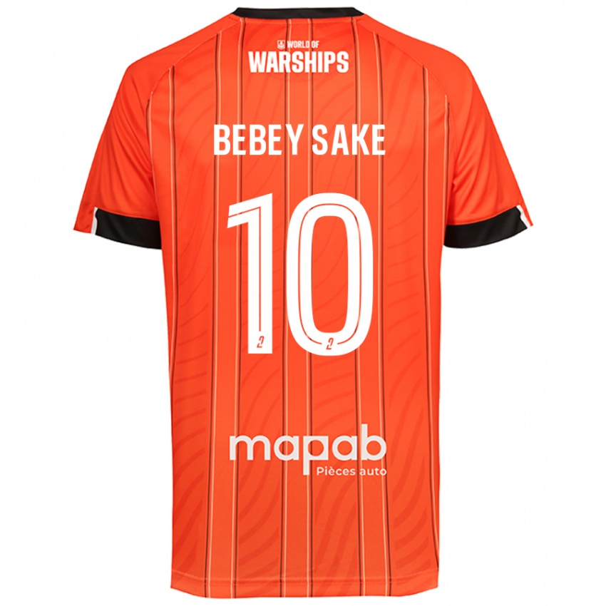 Niño Camiseta Mattéo Bebey Sake #10 Naranja 1ª Equipación 2024/25 La Camisa