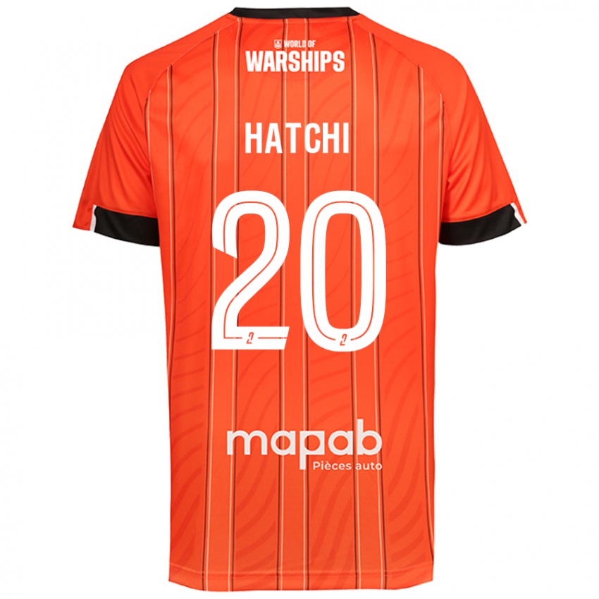 Niño Camiseta Jérémy Hatchi #20 Naranja 1ª Equipación 2024/25 La Camisa