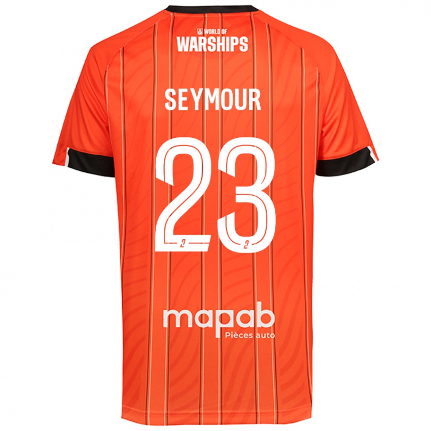 Niño Camiseta Brice Seymour #23 Naranja 1ª Equipación 2024/25 La Camisa