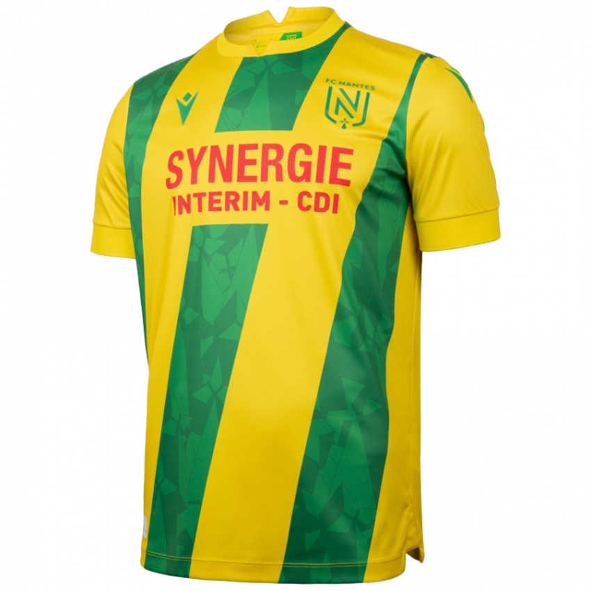 Niño Camiseta Douglas Augusto #6 Amarillo Verde 1ª Equipación 2024/25 La Camisa