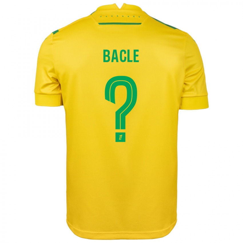 Niño Camiseta Thomas Bacle #0 Amarillo Verde 1ª Equipación 2024/25 La Camisa