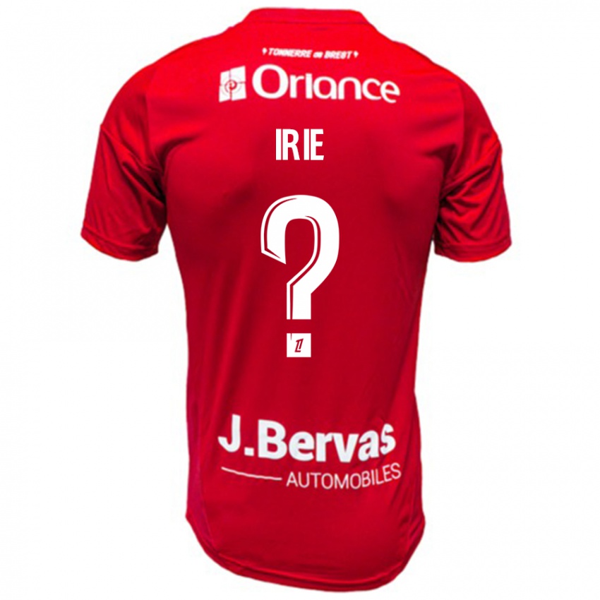 Niño Camiseta Paris Irie #0 Rojo Blanco 1ª Equipación 2024/25 La Camisa