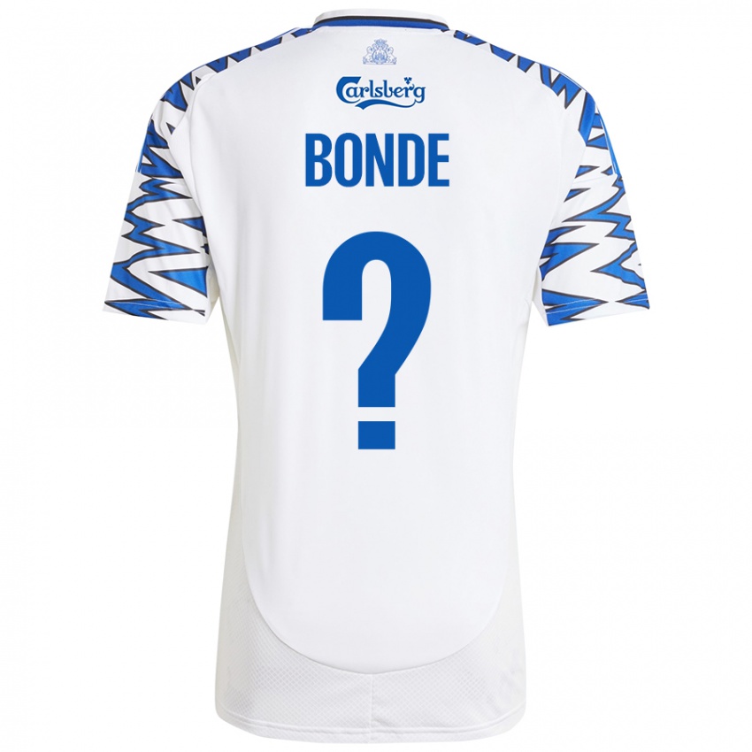 Niño Camiseta Rode Bonde #0 Blanco Azul Cielo 1ª Equipación 2024/25 La Camisa