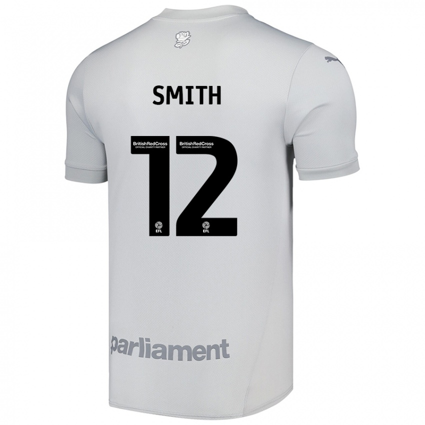 Niño Camiseta Jackson Smith #12 Gris Plata 2ª Equipación 2024/25 La Camisa