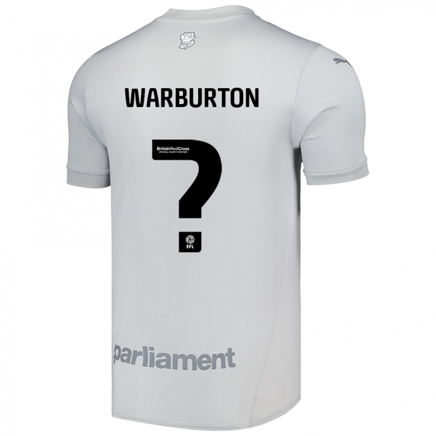 Niño Camiseta Owen Warburton #0 Gris Plata 2ª Equipación 2024/25 La Camisa