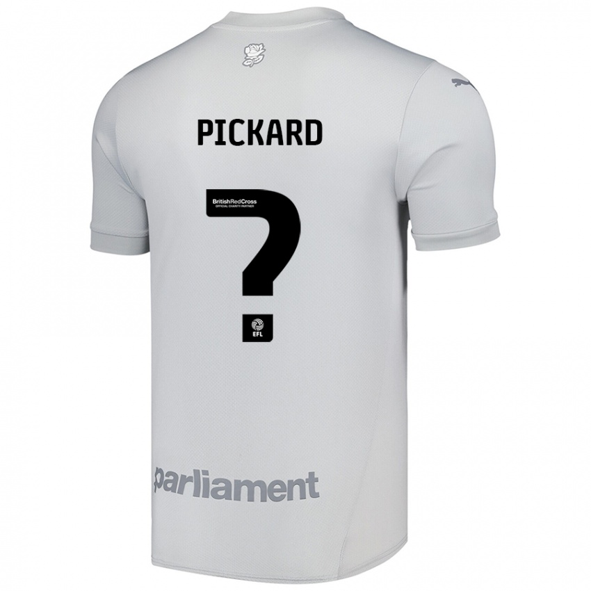 Niño Camiseta Hayden Pickard #0 Gris Plata 2ª Equipación 2024/25 La Camisa