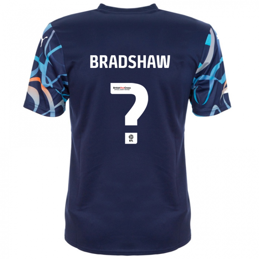 Niño Camiseta Ashleigh Bradshaw #0 Azul Marino 2ª Equipación 2024/25 La Camisa