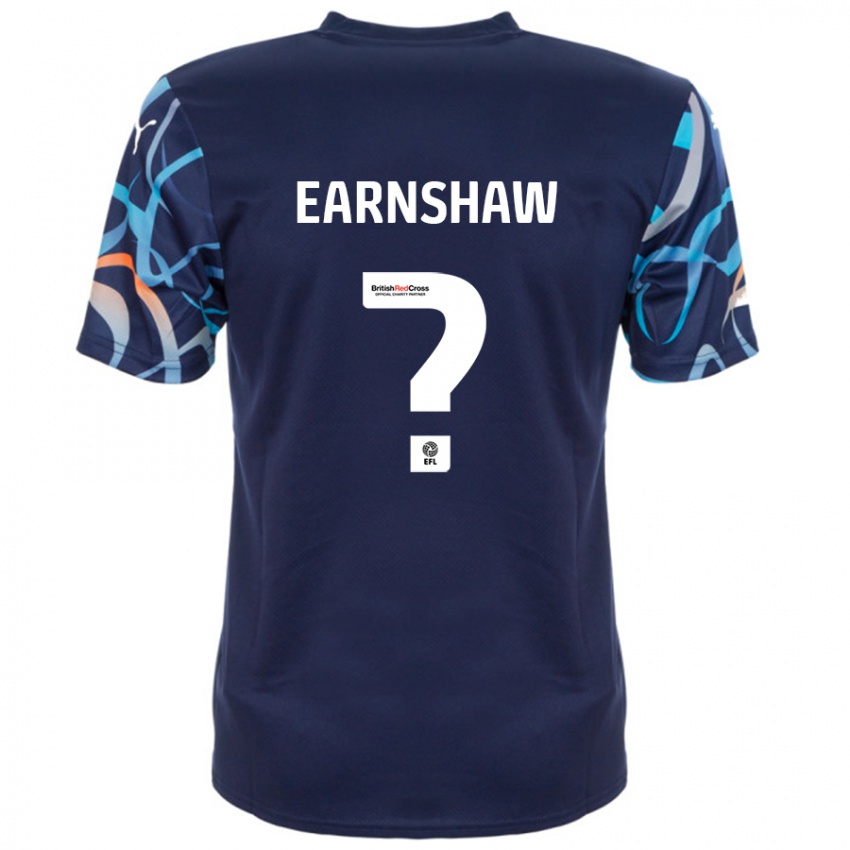 Niño Camiseta Alice Earnshaw #0 Azul Marino 2ª Equipación 2024/25 La Camisa