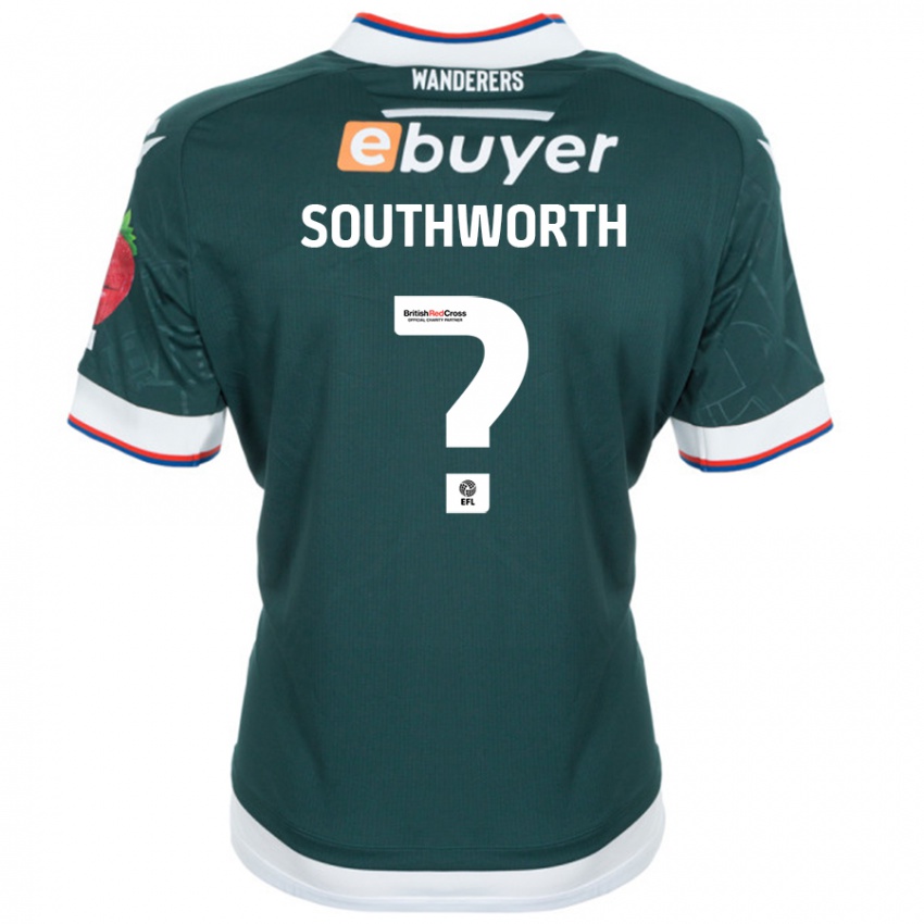 Niño Camiseta Ellie Southworth #0 Verde Oscuro 2ª Equipación 2024/25 La Camisa