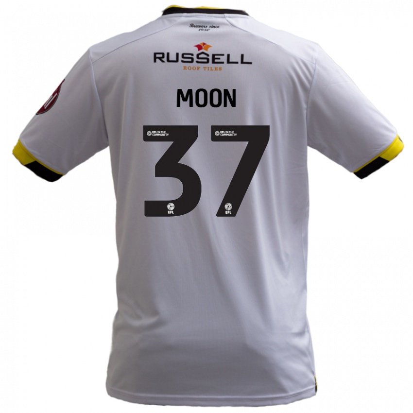 Niño Camiseta Jasper Moon #37 Blanco 2ª Equipación 2024/25 La Camisa