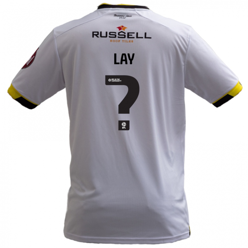 Niño Camiseta Matty Lay #0 Blanco 2ª Equipación 2024/25 La Camisa