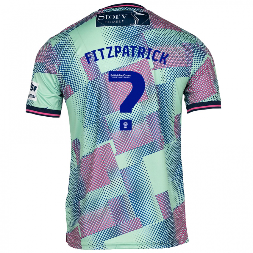 Niño Camiseta Aran Fitzpatrick #0 Verde 2ª Equipación 2024/25 La Camisa