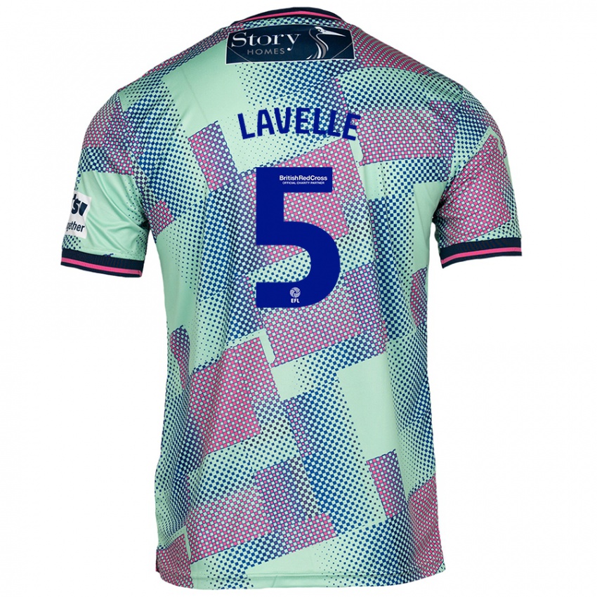 Niño Camiseta Sam Lavelle #5 Verde 2ª Equipación 2024/25 La Camisa