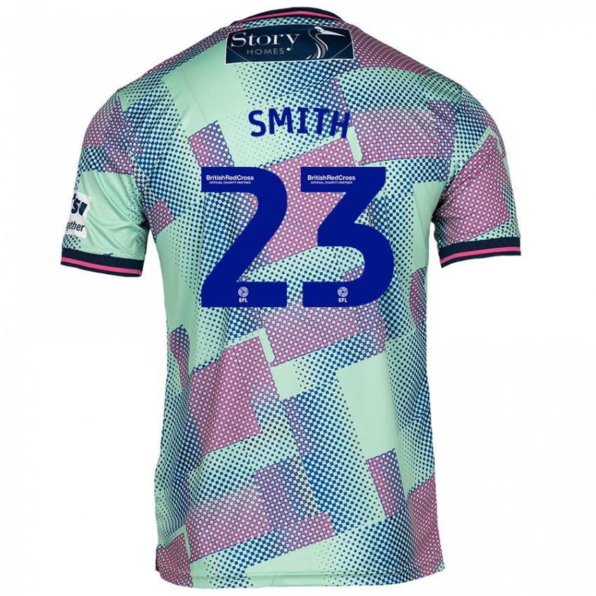 Niño Camiseta Jude Smith #23 Verde 2ª Equipación 2024/25 La Camisa