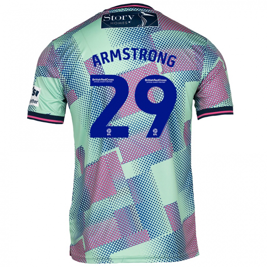 Niño Camiseta Luke Armstrong #29 Verde 2ª Equipación 2024/25 La Camisa