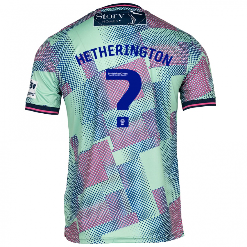 Niño Camiseta Sam Hetherington #0 Verde 2ª Equipación 2024/25 La Camisa