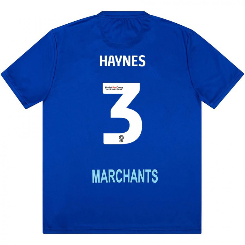 Niño Camiseta Ryan Haynes #3 Verde 2ª Equipación 2024/25 La Camisa