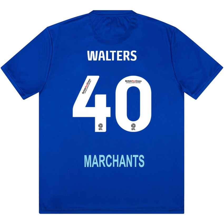 Niño Camiseta Cameron Walters #40 Verde 2ª Equipación 2024/25 La Camisa