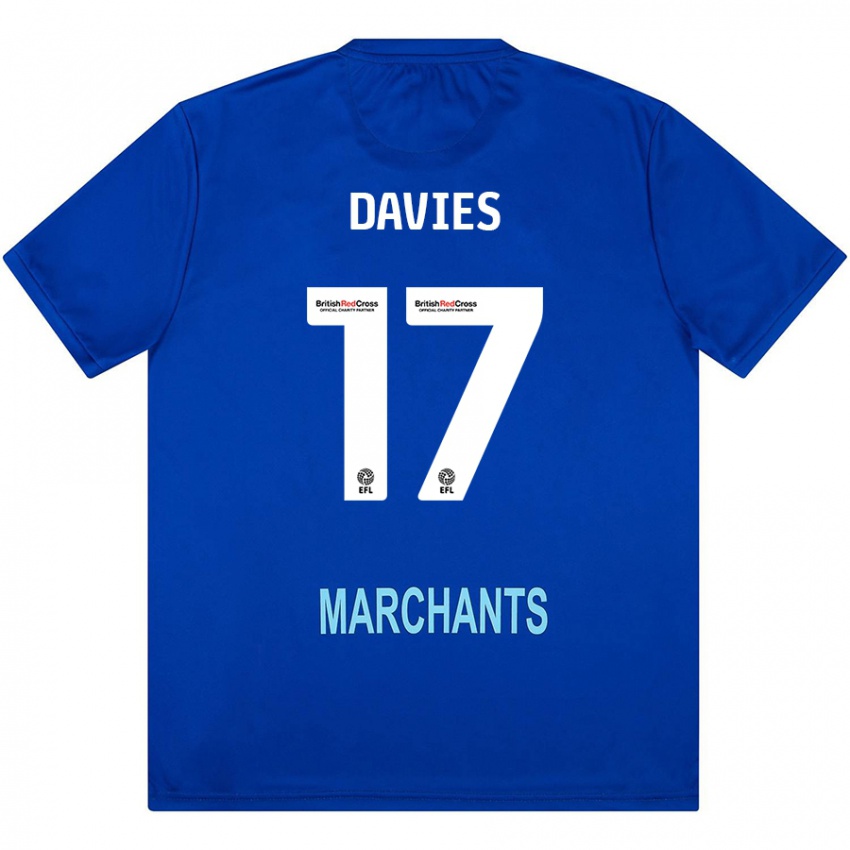 Niño Camiseta Annabel Davies #17 Verde 2ª Equipación 2024/25 La Camisa