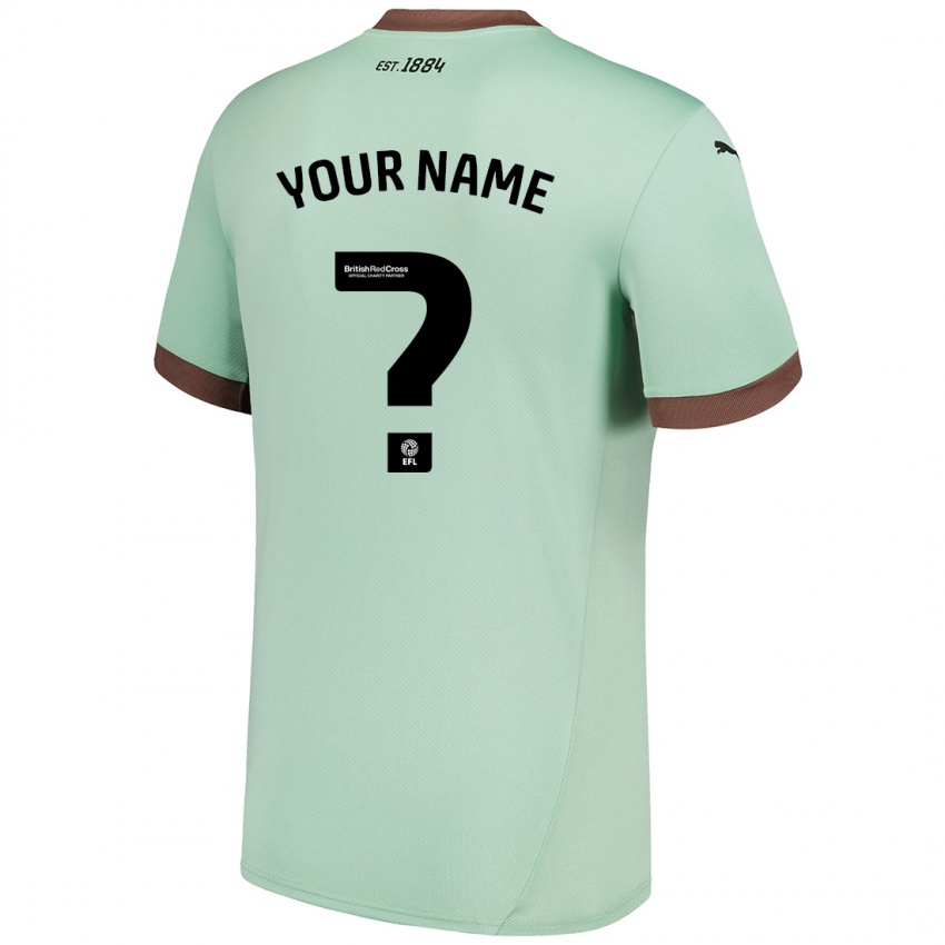 Niño Camiseta Su Nombre #0 Verde Pálido 2ª Equipación 2024/25 La Camisa