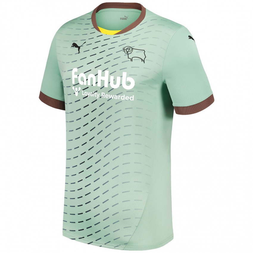 Niño Camiseta Su Nombre #0 Verde Pálido 2ª Equipación 2024/25 La Camisa