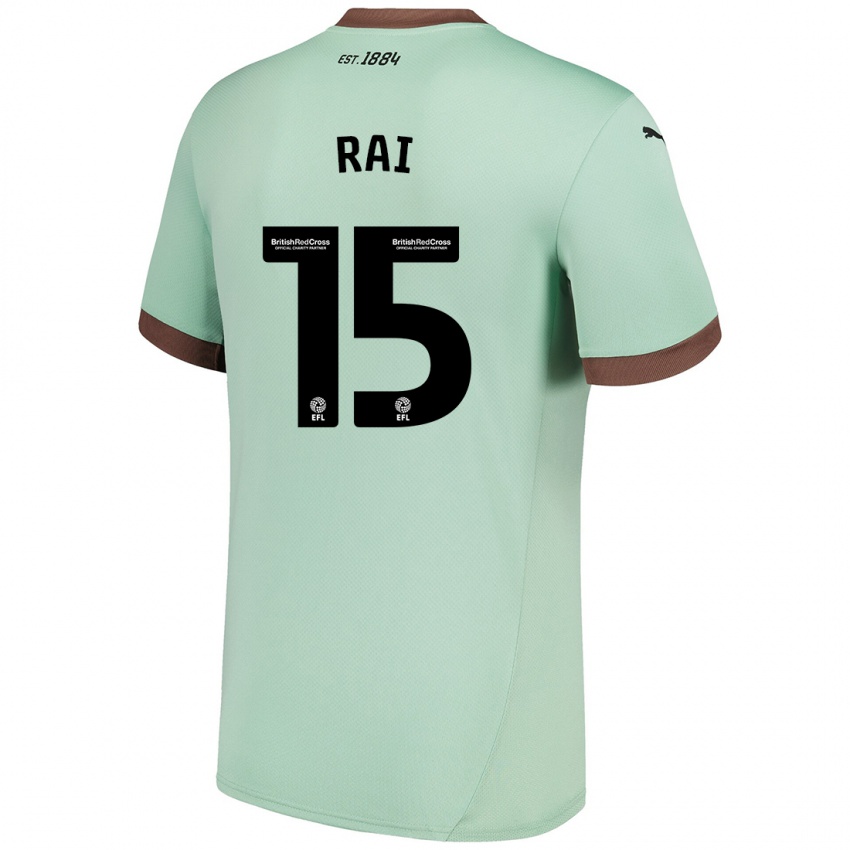 Niño Camiseta Kira Rai #15 Verde Pálido 2ª Equipación 2024/25 La Camisa