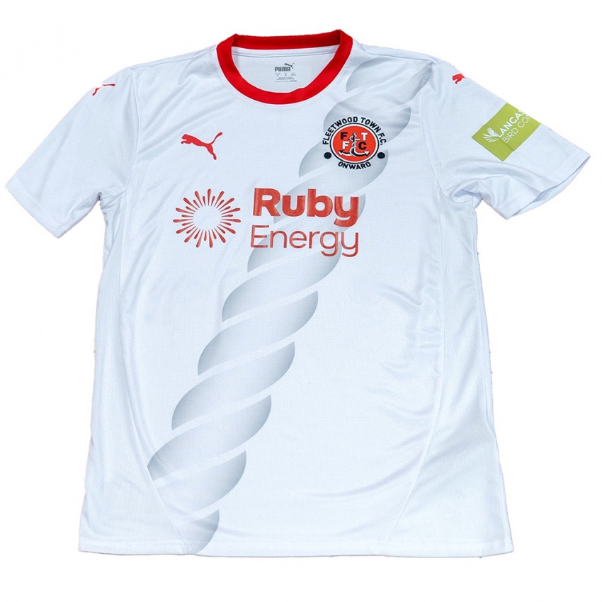 Niño Camiseta James Bolton #5 Blanco 2ª Equipación 2024/25 La Camisa