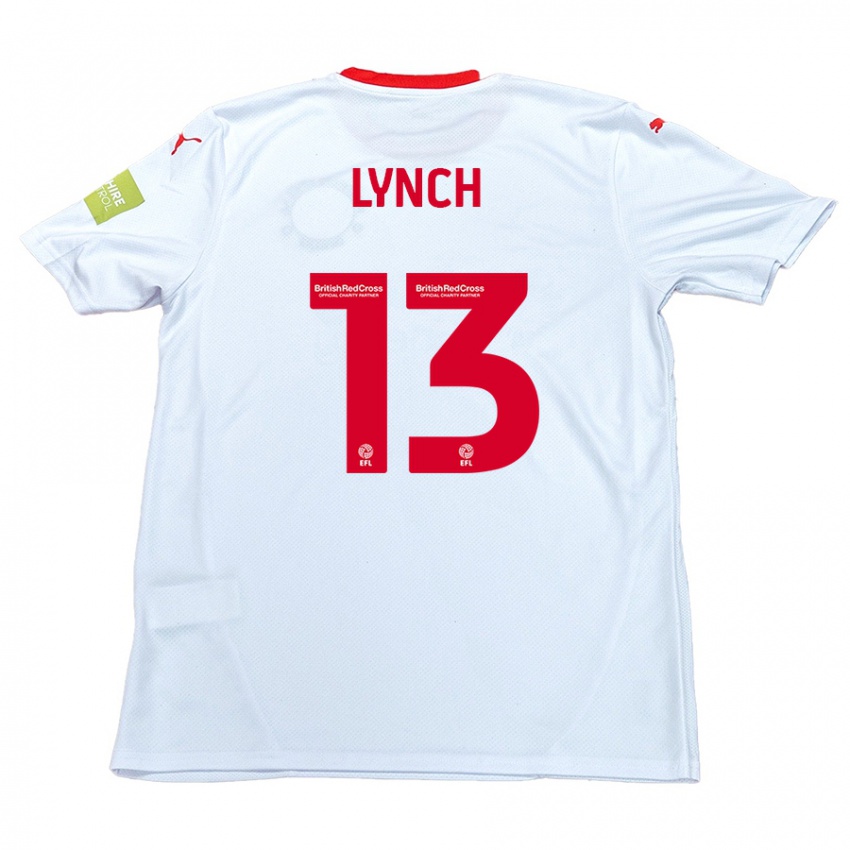 Niño Camiseta Jay Lynch #13 Blanco 2ª Equipación 2024/25 La Camisa