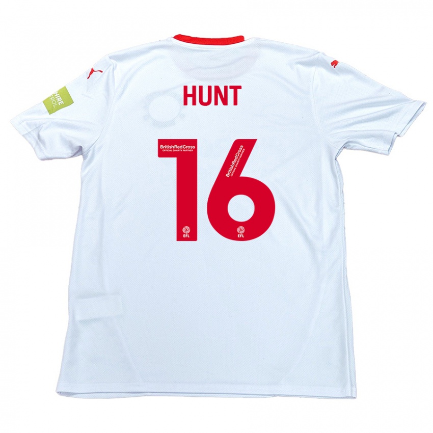 Niño Camiseta Mackenzie Hunt #16 Blanco 2ª Equipación 2024/25 La Camisa