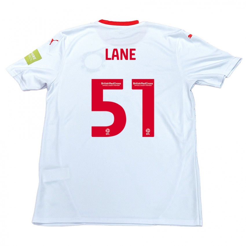 Niño Camiseta Mikey Lane #51 Blanco 2ª Equipación 2024/25 La Camisa