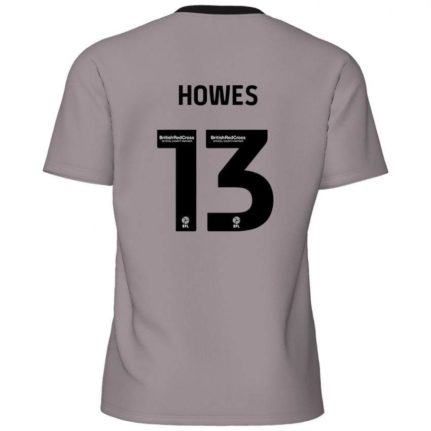 Niño Camiseta Sam Howes #13 Gris 2ª Equipación 2024/25 La Camisa