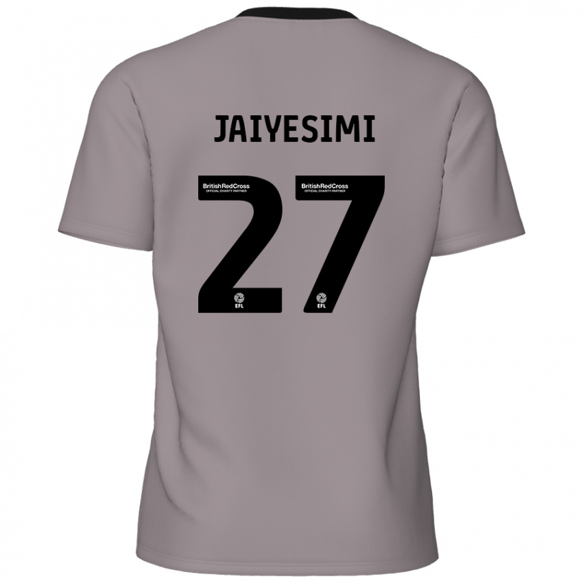 Niño Camiseta Diallang Jaiyesimi #27 Gris 2ª Equipación 2024/25 La Camisa