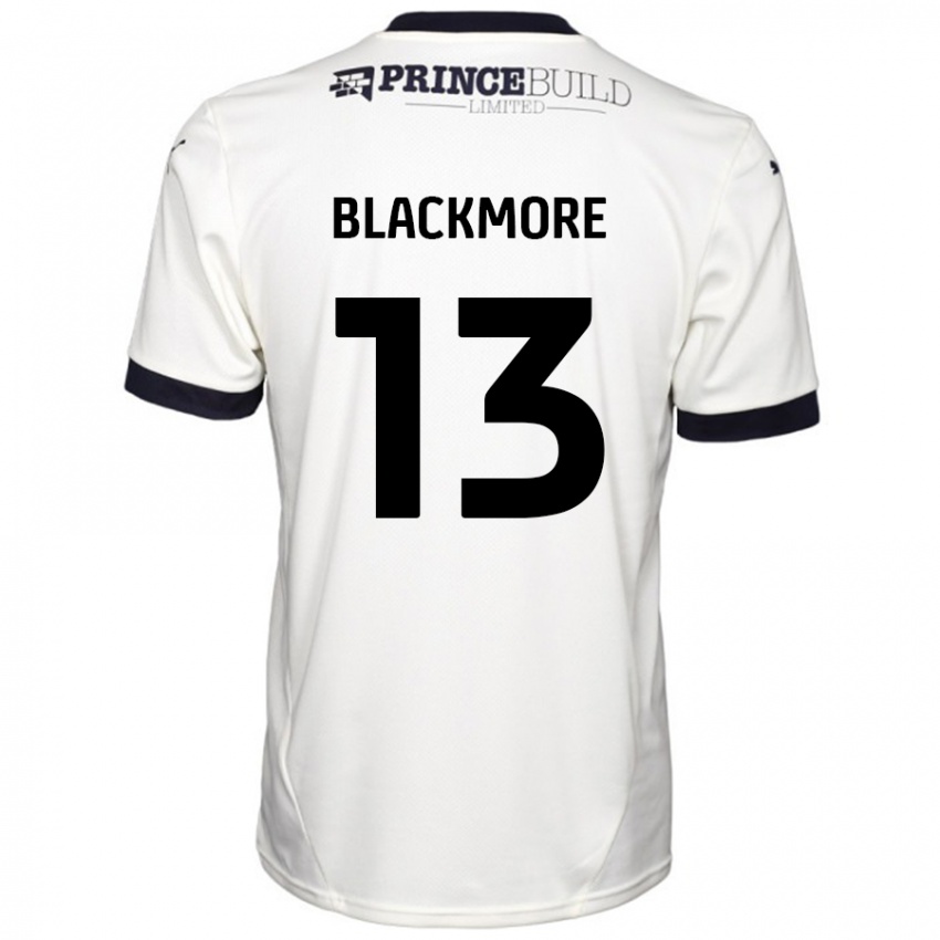 Niño Camiseta Will Blackmore #13 Blanquecino Negro 2ª Equipación 2024/25 La Camisa