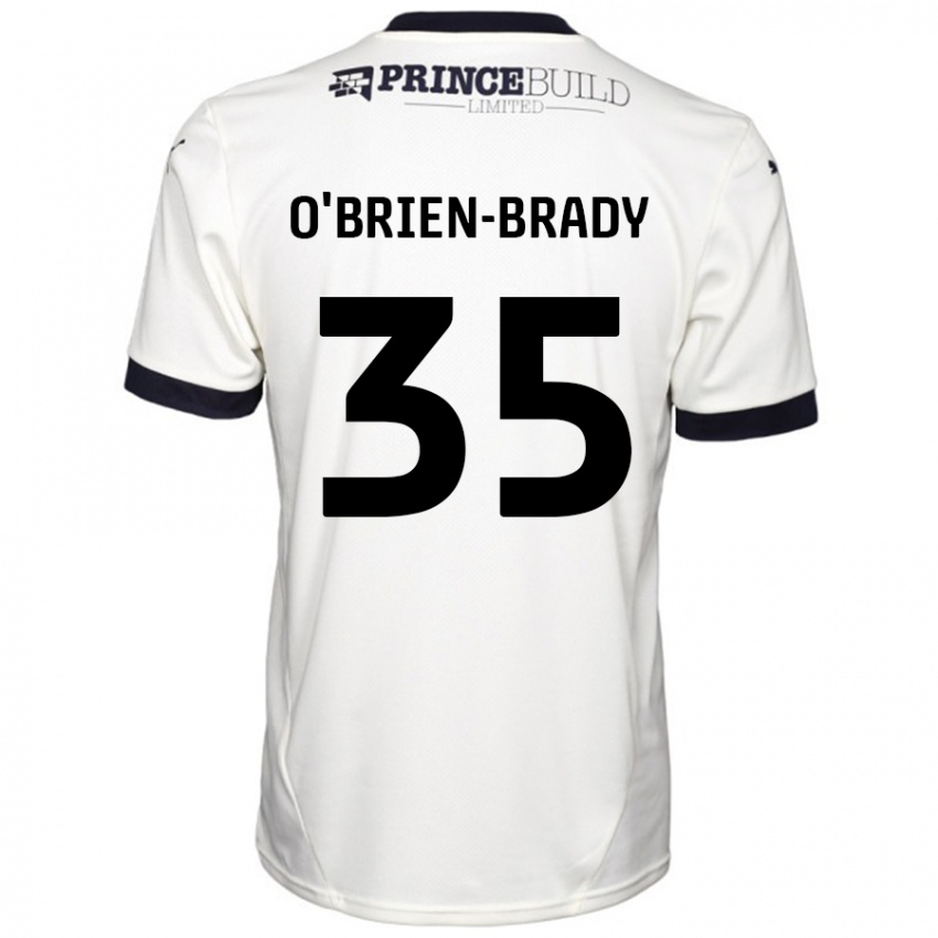 Niño Camiseta Donay O'brien-Brady #35 Blanquecino Negro 2ª Equipación 2024/25 La Camisa