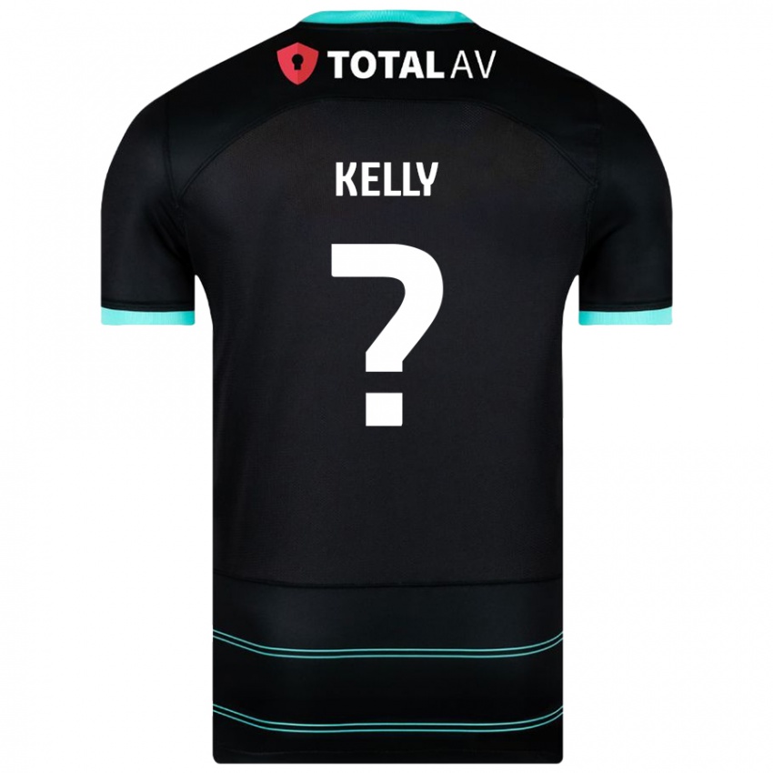 Niño Camiseta Liam Kelly #0 Negro 2ª Equipación 2024/25 La Camisa