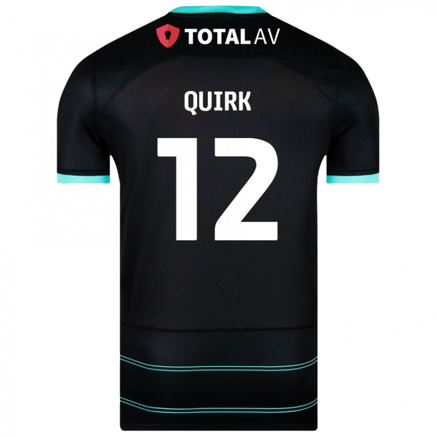 Niño Camiseta Sophie Quirk #12 Negro 2ª Equipación 2024/25 La Camisa