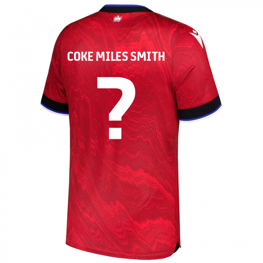 Niño Camiseta Kiyan Coke Miles Smith #0 Rojo Negro 2ª Equipación 2024/25 La Camisa