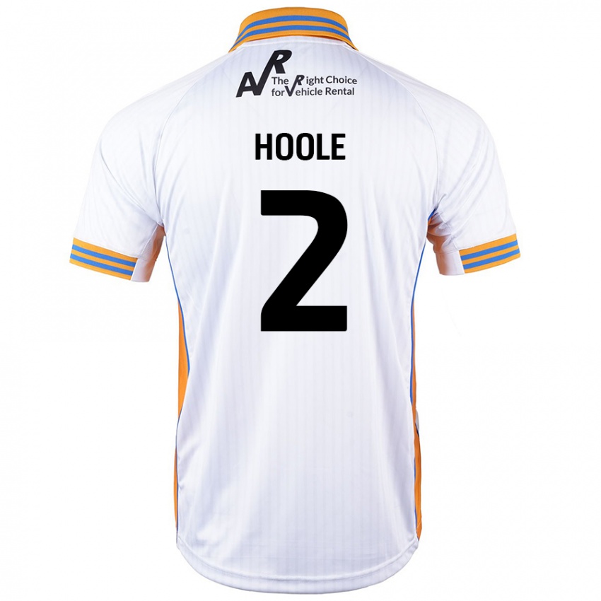 Niño Camiseta Luca Hoole #2 Blanco 2ª Equipación 2024/25 La Camisa