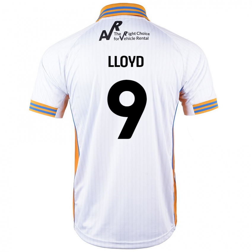 Niño Camiseta George Lloyd #9 Blanco 2ª Equipación 2024/25 La Camisa