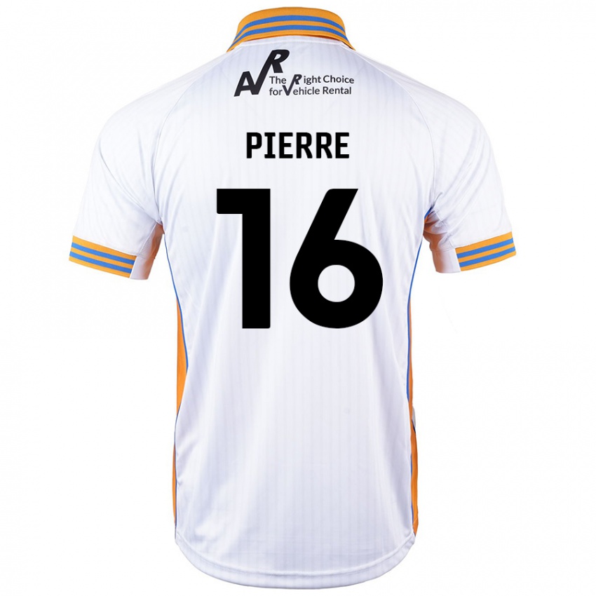 Niño Camiseta Aaron Pierre #16 Blanco 2ª Equipación 2024/25 La Camisa