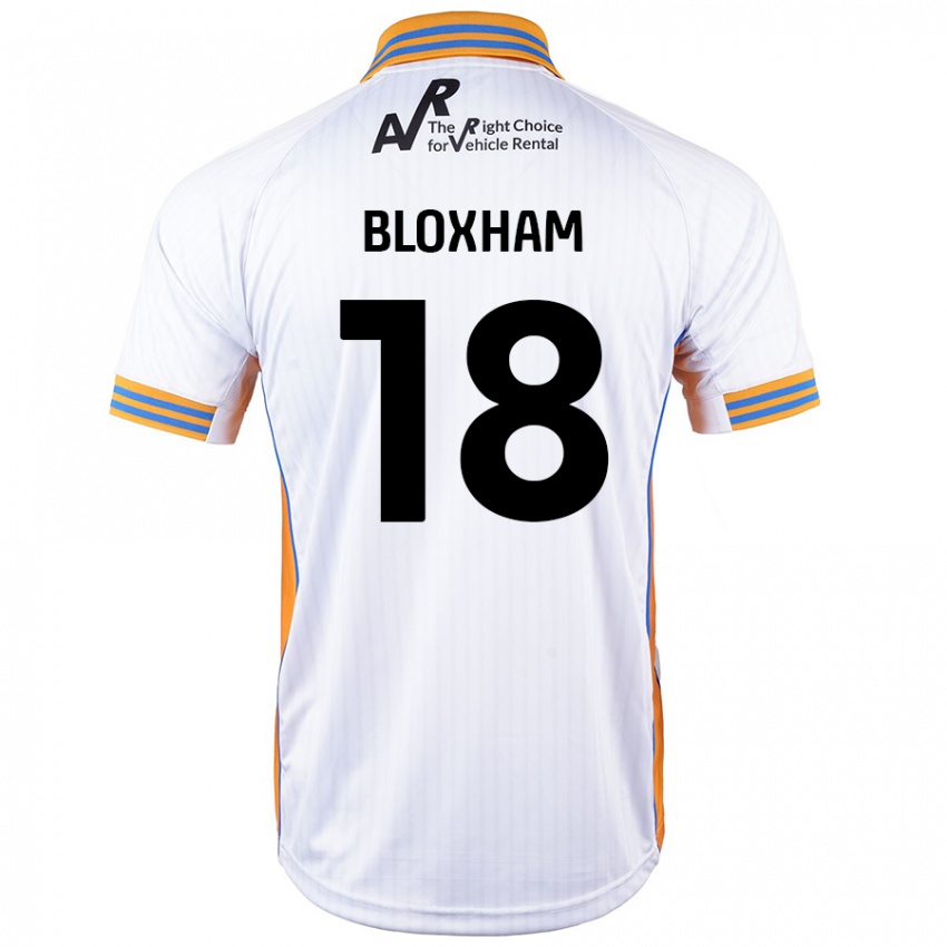 Niño Camiseta Tom Bloxham #18 Blanco 2ª Equipación 2024/25 La Camisa