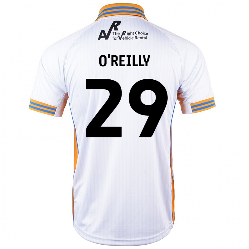 Niño Camiseta Tommi O'reilly #29 Blanco 2ª Equipación 2024/25 La Camisa