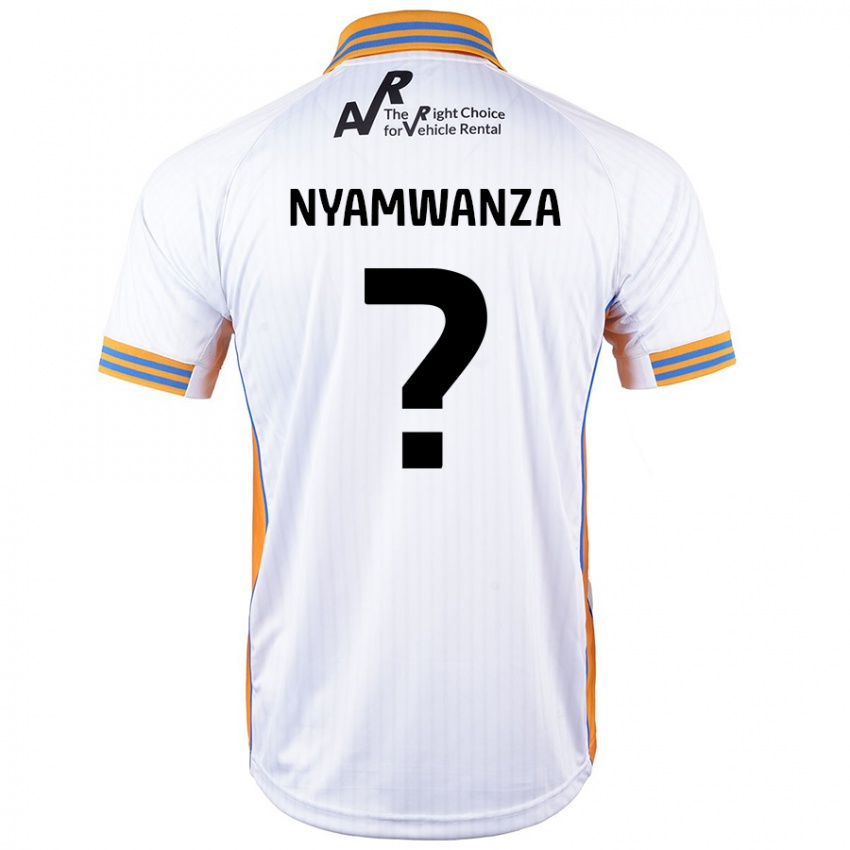 Niño Camiseta Simba Nyamwanza #0 Blanco 2ª Equipación 2024/25 La Camisa