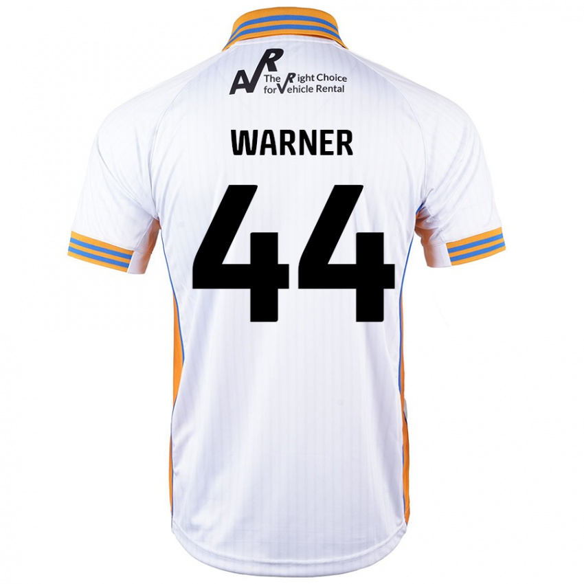 Niño Camiseta James Warner #44 Blanco 2ª Equipación 2024/25 La Camisa