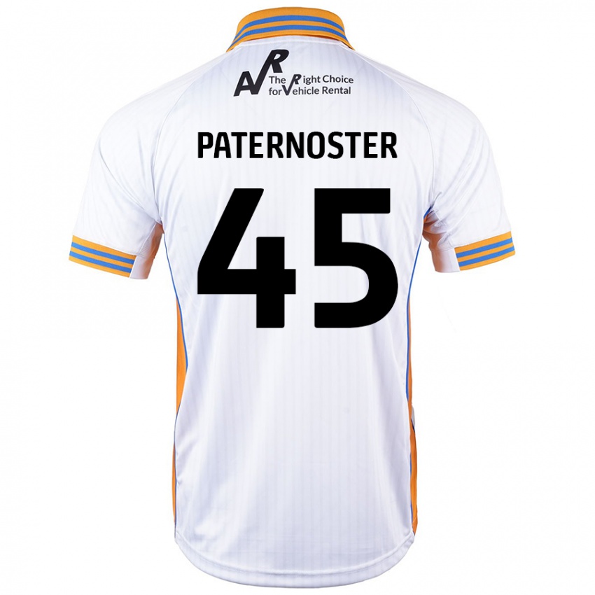 Niño Camiseta Vladimir Paternoster #45 Blanco 2ª Equipación 2024/25 La Camisa