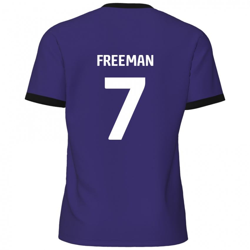 Niño Camiseta Nick Freeman #7 Púrpura 2ª Equipación 2024/25 La Camisa