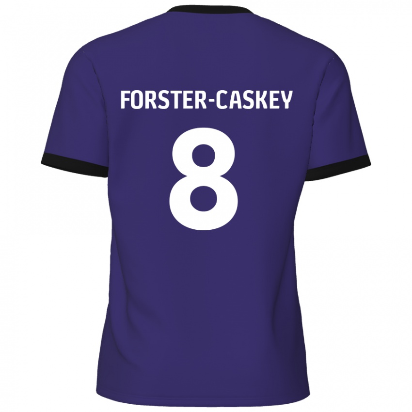 Niño Camiseta Jake Forster-Caskey #8 Púrpura 2ª Equipación 2024/25 La Camisa